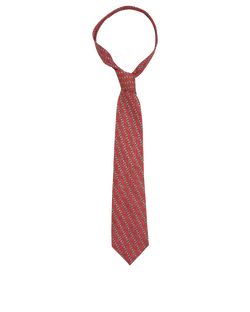 Gucci Golf Club Print Tie, Silk, Red, 3*